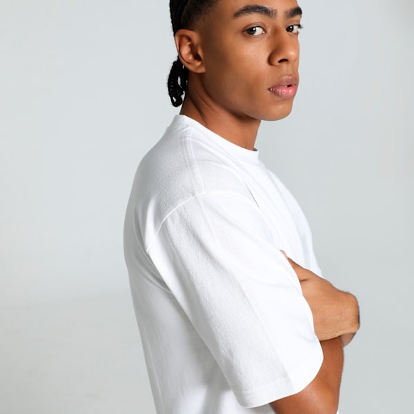 WARDROBE Essentials Men's Boxy Tee, PUMA White, extralarge-IND