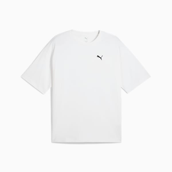 WARDROBE ESSENTIALS Men's Boxy Tee, PUMA White, extralarge