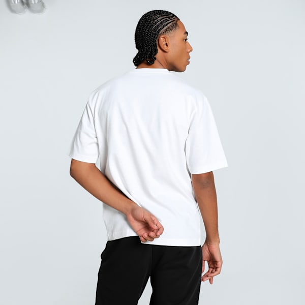 WARDROBE Essentials Men's Boxy Tee, PUMA White, extralarge-IND