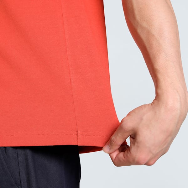 WARDROBE Essentials Men's Boxy Tee, Red Fire, extralarge-IND