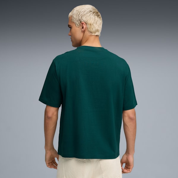WARDROBE Essentials Men's Boxy Tee, Green Terrain, extralarge-IND