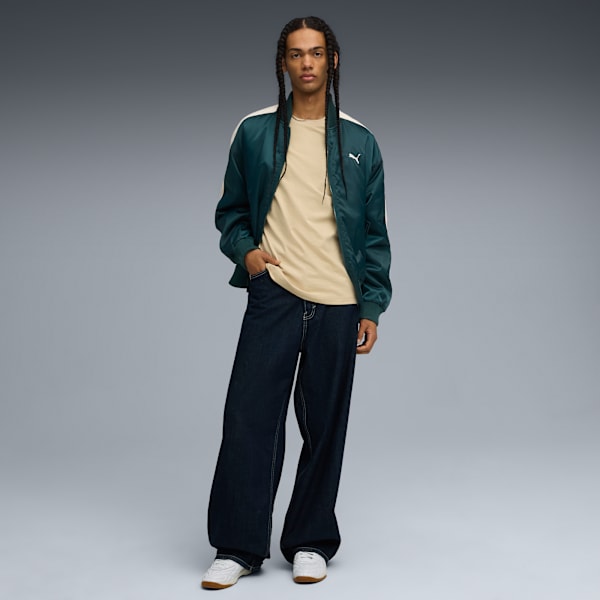 WARDROBE ESSENTIALS Men's Boxy Tee, Pebble Path, extralarge