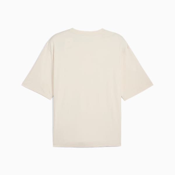 WARDROBE ESSENTIALS Men's Boxy Tee, Alpine Snow, extralarge