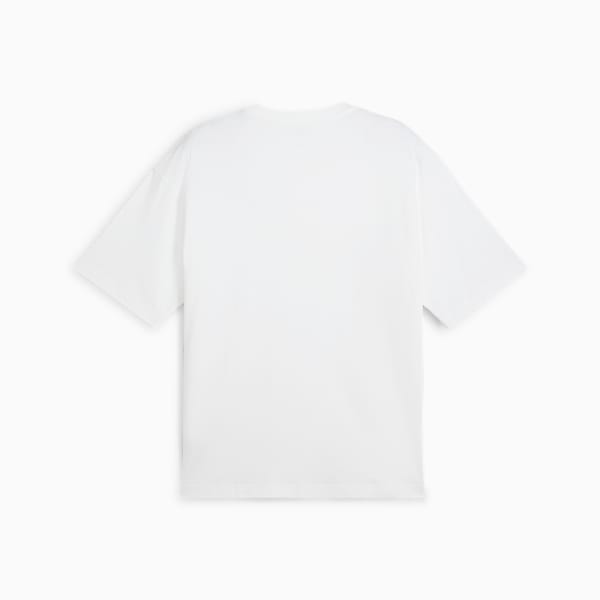 WARDROBE ESSENTIALS Men's Oversized Tee, PUMA White, extralarge