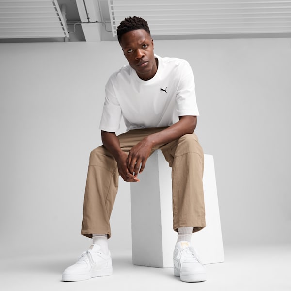 T-shirt surdimensionné WARDROBE ESSENTIALS Homme, PUMA White, extralarge