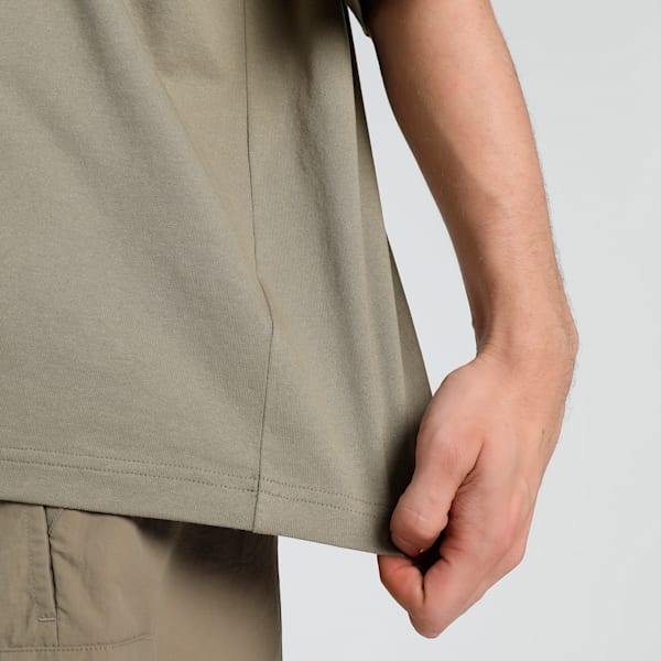 WARDROBE Essentials Men's Oversized Tee, Velvet Moss, extralarge-IND