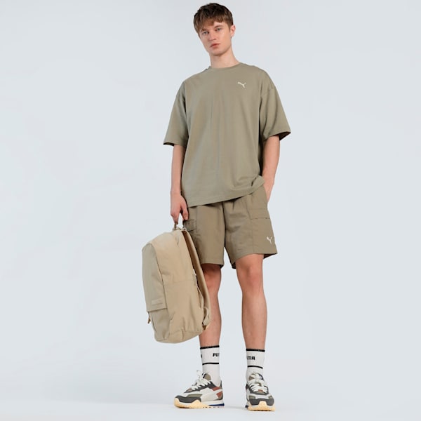 WARDROBE Essentials Men's Oversized Tee, Velvet Moss, extralarge-IND