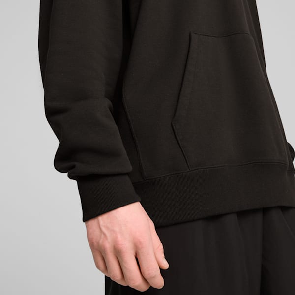 WARDROBE ESSENTIALS Men's Relaxed Hoodie, PUMA Black, extralarge