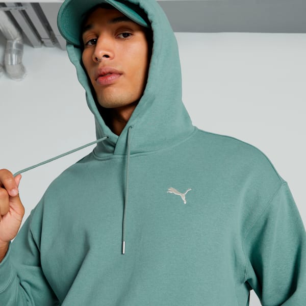 WARDROBE Essentials Men's Relaxed Fit Hoodie, Green Moon, extralarge-IND