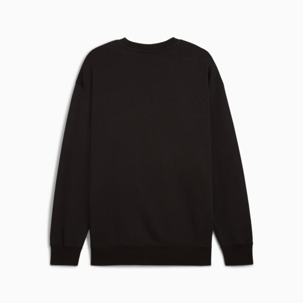 WARDROBE ESSENTIALS Men's Relaxed Crew, PUMA Black, extralarge