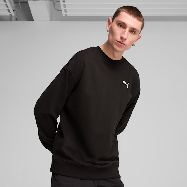 Sudadera WARDROBE Essentials para hombre, PUMA Black, extralarge