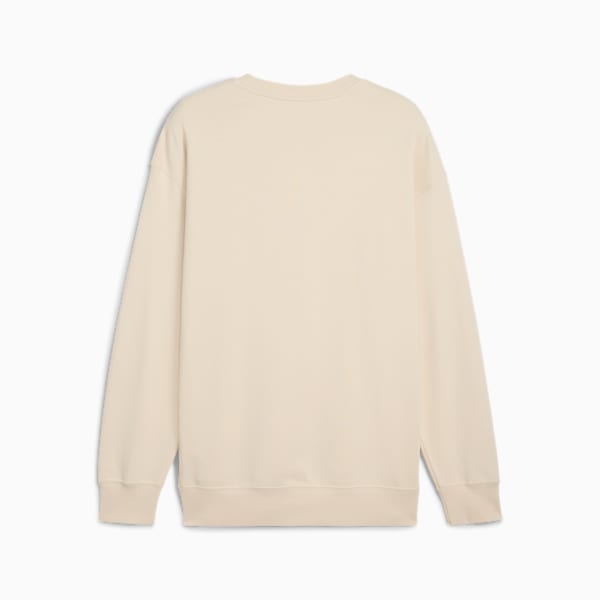 WARDROBE ESSENTIALS Men's Relaxed Crew, Alpine Snow, extralarge