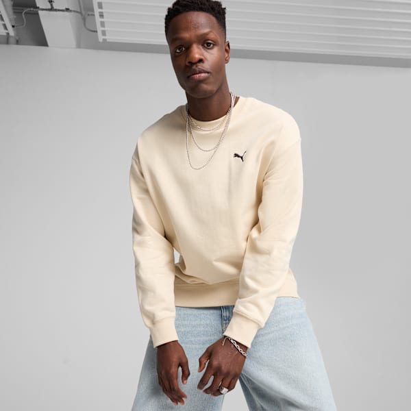 WARDROBE ESS Relaxed Crew Men, Alpine Snow, extralarge