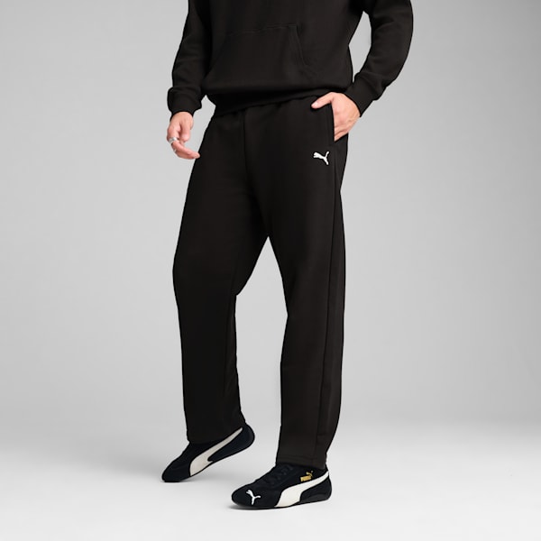 WARDROBE ESSENTIALS Men's Relaxed Sweatpants, PUMA Black, extralarge