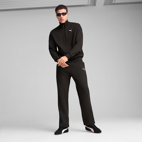 WARDROBE ESSENTIALS Men's Relaxed Sweatpants, PUMA Black, extralarge