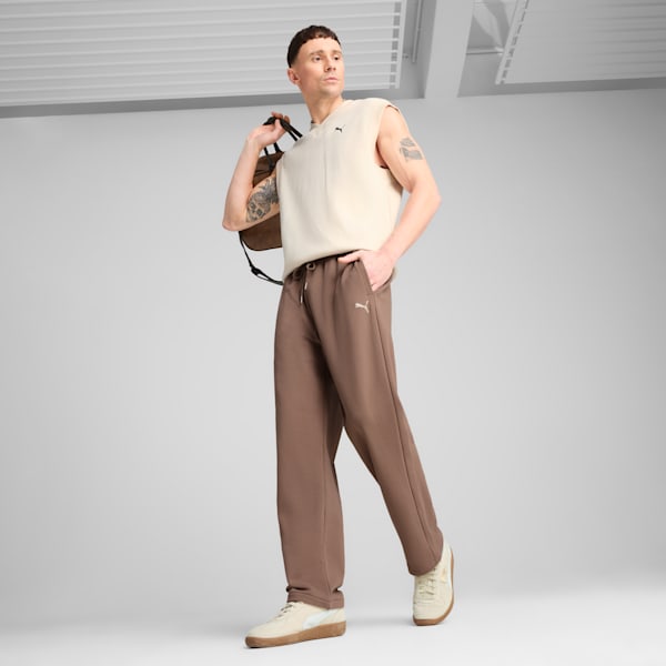 WARDROBE ESSENTIALS Men's Relaxed Sweatpants, Totally Taupe, extralarge