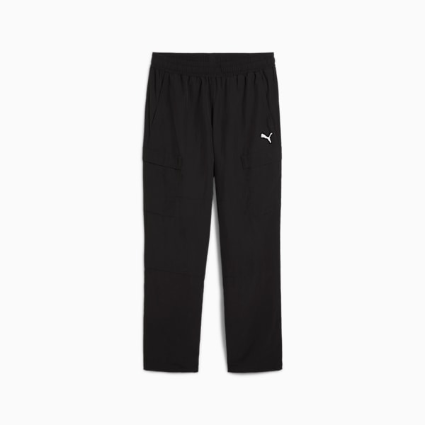 WARDROBE ESSENTIALS Men's Relaxed Cargo Pants, PUMA Black, extralarge