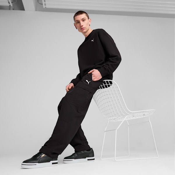 Pants WARDROBE Essentials para hombre, PUMA Black, extralarge