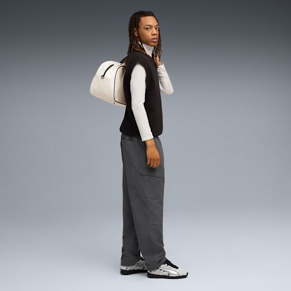 WARDROBE ESSENTIALS Men's Relaxed Cargo Pants, Dusky Gray, extralarge