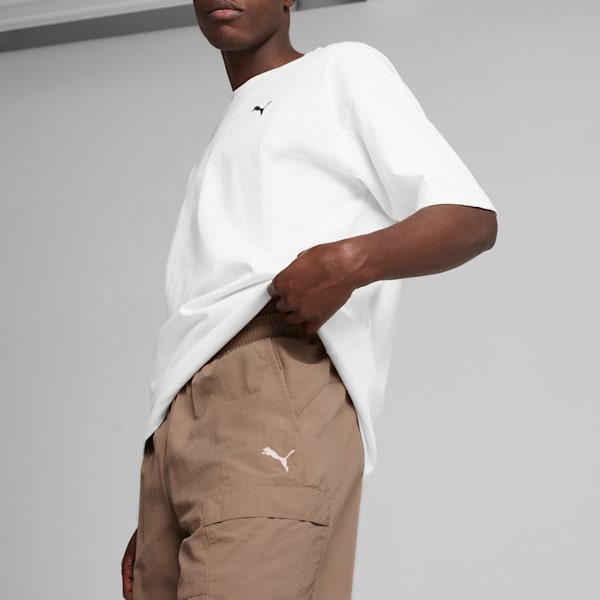 WARDROBE ESSENTIALS Men's Relaxed Cargo Pants, Totally Taupe, extralarge