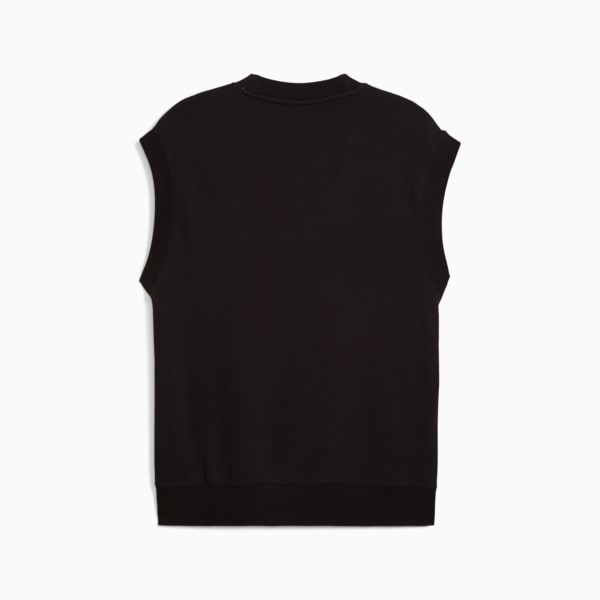 WARDROBE ESSENTIALS Men's Relaxed Vest, PUMA Black, extralarge