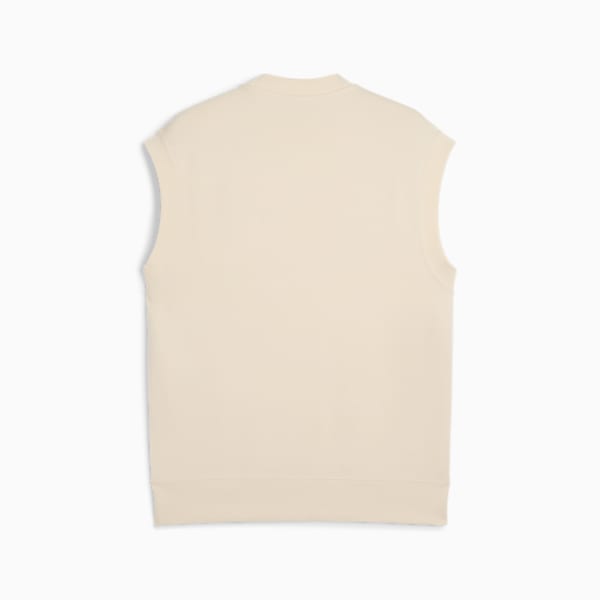 WARDROBE ESSENTIALS Men's Relaxed Vest, Alpine Snow, extralarge