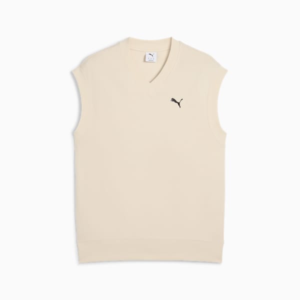 WARDROBE ESSENTIALS Men's Relaxed Vest, Alpine Snow, extralarge