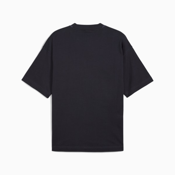 PREMIUM ESSENTIALS Oversized Graphic Tee, New Navy, extralarge
