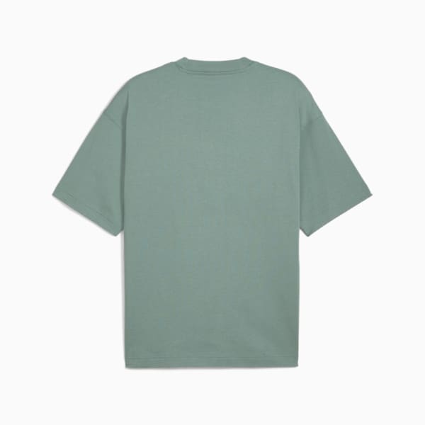 PREMIUM Oversized Graphic Tee, Green Moon, extralarge-IND