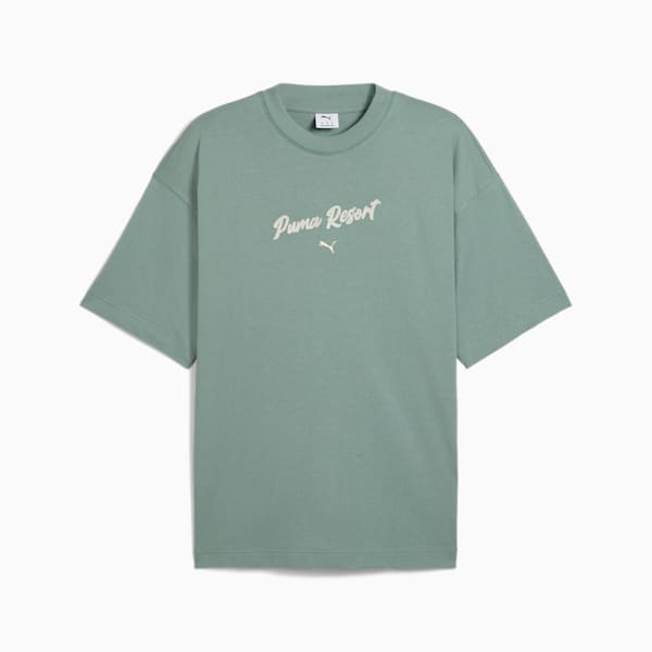 PREMIUM Oversized Graphic Tee, Green Moon, extralarge-IND