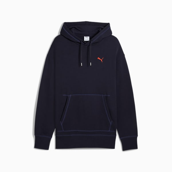 PREMIUM ESSENTIALS Men's Relaxed Hoodie, New Navy, extralarge