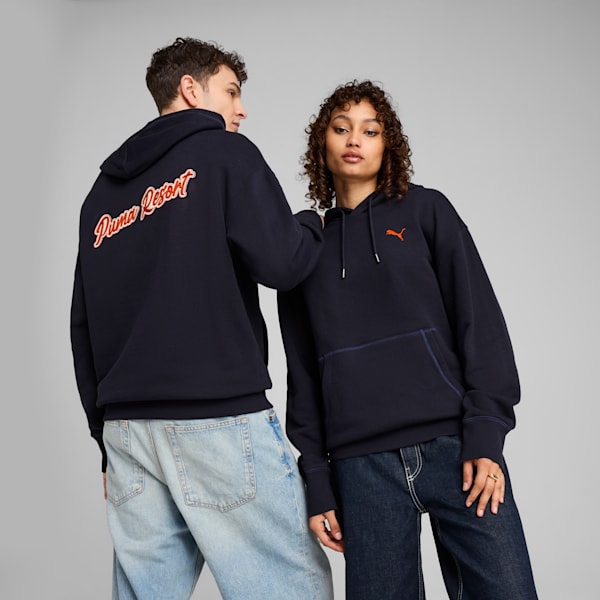 PREMIUM ESSENTIALS Men's Relaxed Hoodie, New Navy, extralarge