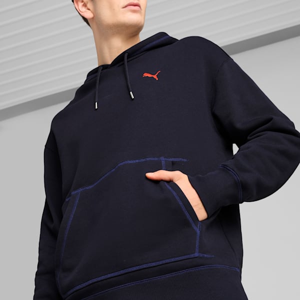 PREMIUM ESSENTIALS Men's Relaxed Hoodie, New Navy, extralarge