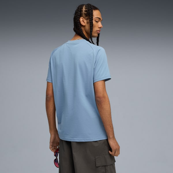 Playera PUMATECH Pocket para hombre, Cool Blue-Dusky Gray, extralarge