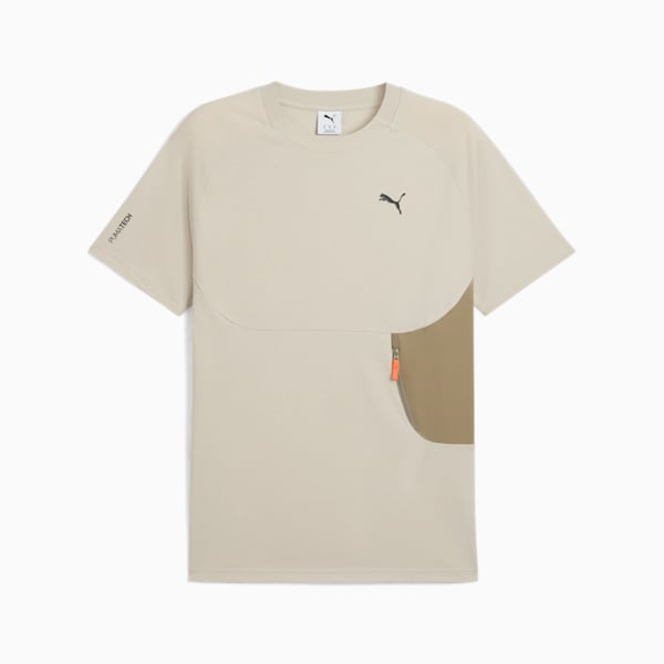 PUMATECH Men's Pocket Tee, Desert Dust, extralarge-IND