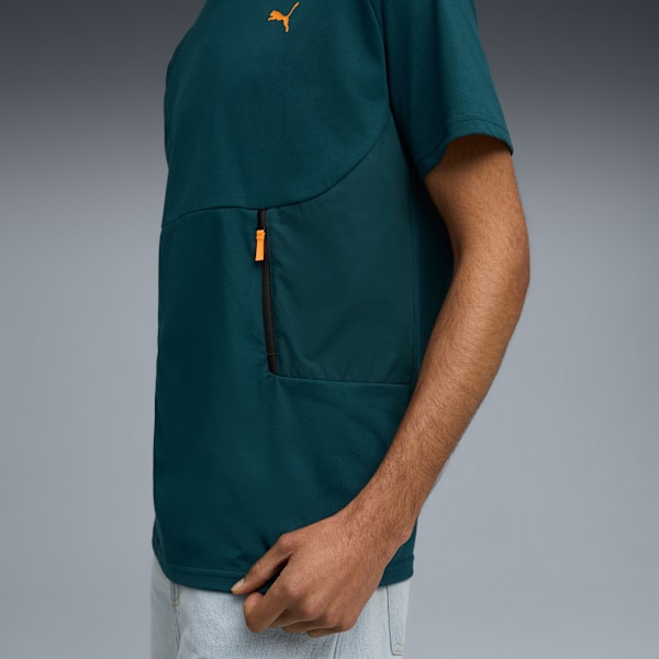 Playera PUMATECH Pocket para hombre, Green Terrain, extralarge
