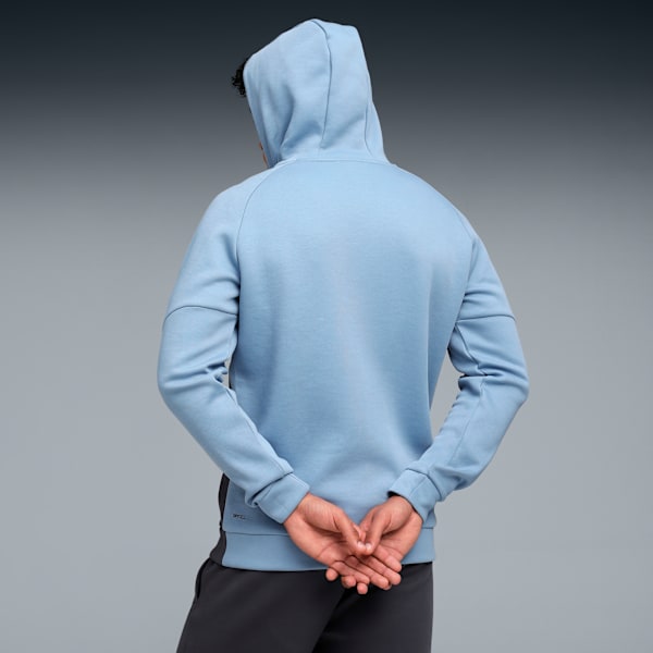 PUMATECH Full-Zip Men's Hoodie, Cool Blue-Dusky Gray, extralarge-IND