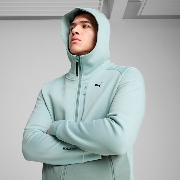 PUMATECH Full-Zip Hoodie Men, Modern Mint, extralarge