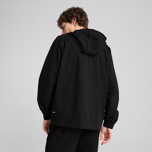 PUMATECH Men's Relaxed Fit Track Jacket, PUMA Black, extralarge-IND