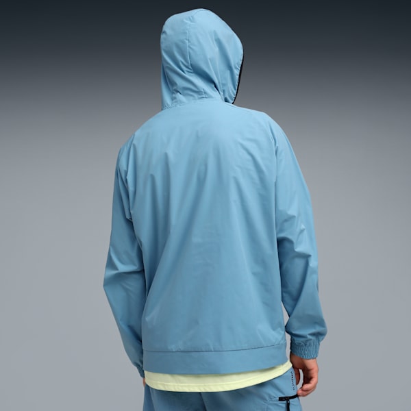PUMATECH Men's Relaxed Fit Track Jacket, Cool Blue, extralarge-IND