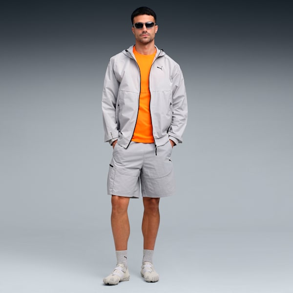 PUMATECH Men's Relaxed Fit Track Jacket, Gray Echo, extralarge-IND