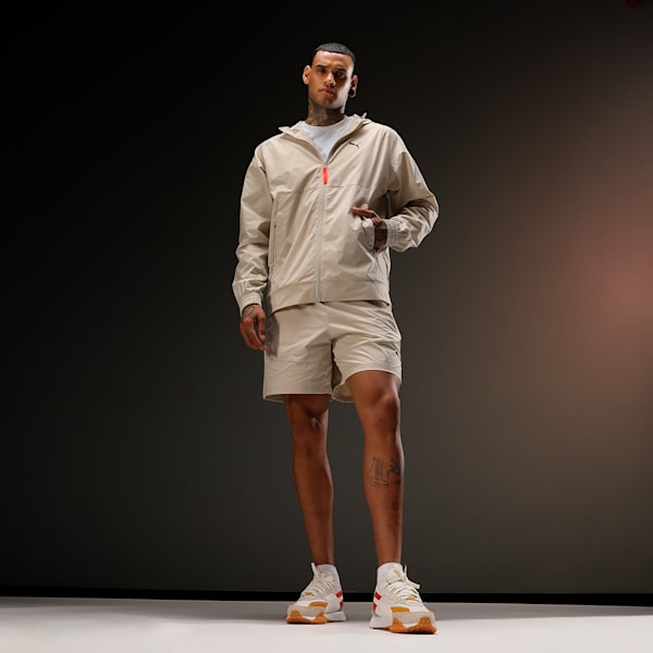 PUMATECH Men's Relaxed Fit Track Jacket, Desert Dust, extralarge-IND