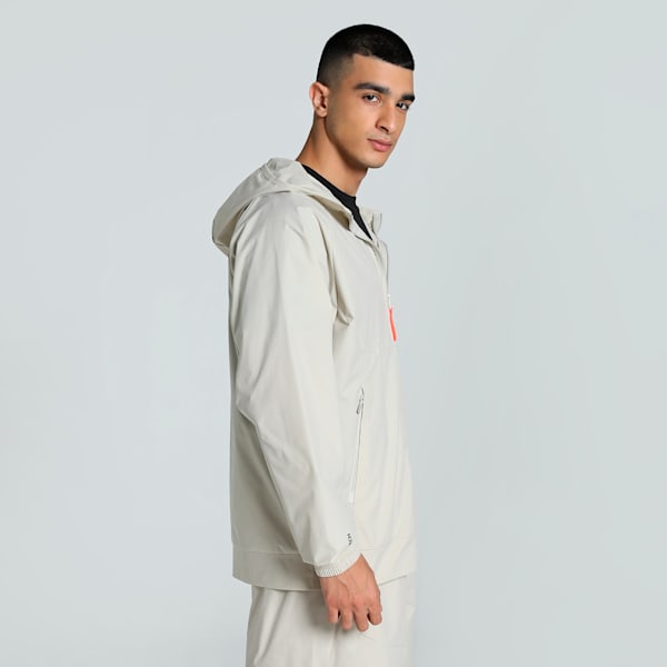 PUMATECH Men's Relaxed Fit Track Jacket, Desert Dust, extralarge-IND