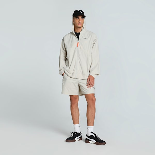 PUMATECH Men's Relaxed Fit Track Jacket, Desert Dust, extralarge-IND