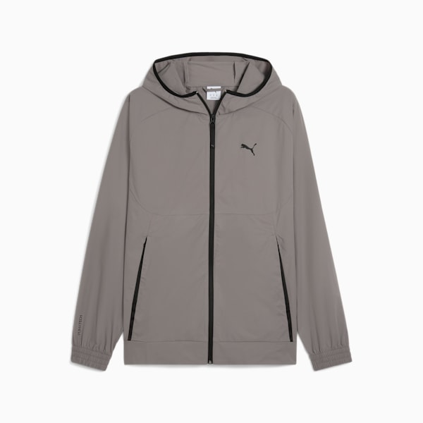 PUMATECH Men's Relaxed Track Jacket, Cast Iron, extralarge