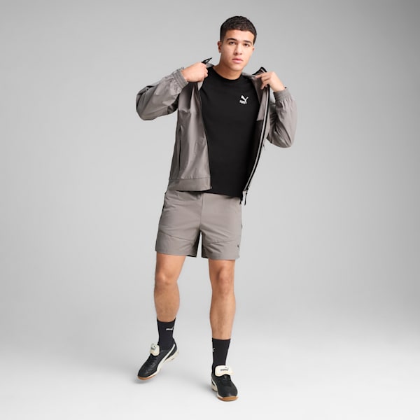 PUMATECH Men's Relaxed Track Jacket, Cast Iron, extralarge