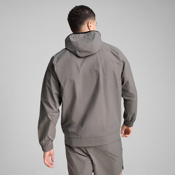PUMATECH Men's Relaxed Track Jacket, Cast Iron, extralarge
