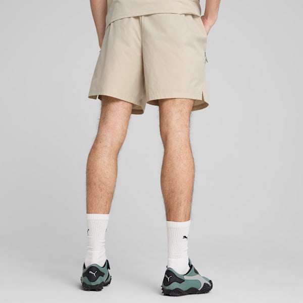 Shorts holgados PUMATECH 15cm para hombre, Desert Dust, extralarge