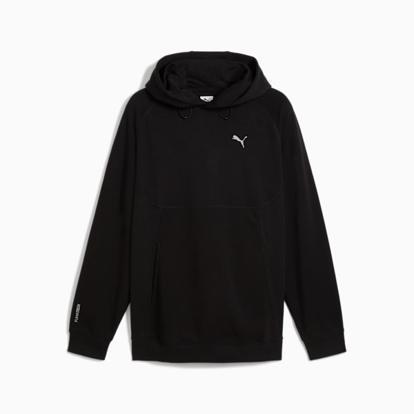 PUMATECH DELTAKNIT Men's Relaxed Fit Hoodie, PUMA Black, extralarge-IND