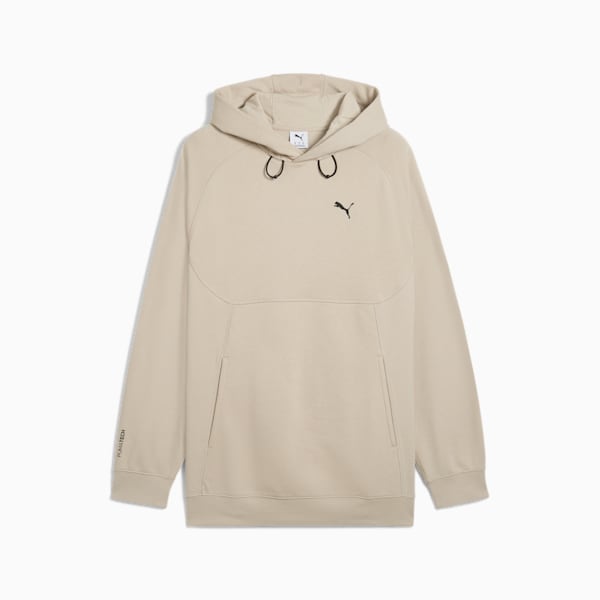 PUMATECH DELTAKNIT Men's Relaxed Fit Hoodie, Desert Dust, extralarge-IND